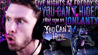 Vapor Reacts | [FNAF SFM] FNAF SL SONG ANIMATION 'You Can't Hide' by @Jonlanty  REACTION!!