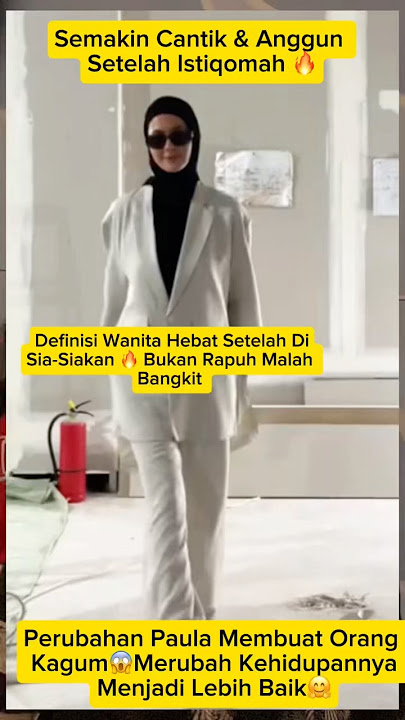 Paula Vanhouter Bikin Pangling! Cantiknya Makin Anggun Setelah Istiqomah #paulaverhoeven #shorts