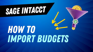 Sage Intacct Budget Imports