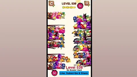 #bird #sort 2 #color #puzzle #level 538 #birdsort #colour #gaming #viral #trending #shorts #solution
