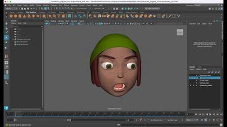 Applying Blend Shapes to a Face Rig in Maya Part 3: Finalize with Control Curve and Connecting Nodes