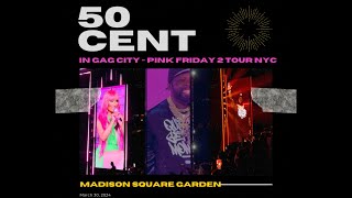 50 Cent at Nicki Minaj’s Pink Friday 2 tour | Madison Square Garden (MSG) & HE SHADES #DIDDY 😫🤭 Resimi