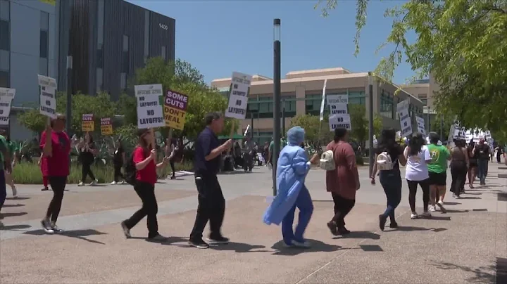 Protest held in front of UC San Diego Health following layoffs