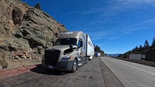 Overnight Parking At My First Delivery Stop / POV Truck Driving To Santa Cruz, California