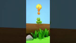 How many frogs do you see? 🐸 | Educational Video for Kids | HeyKids Nursery Rhymes #shorts