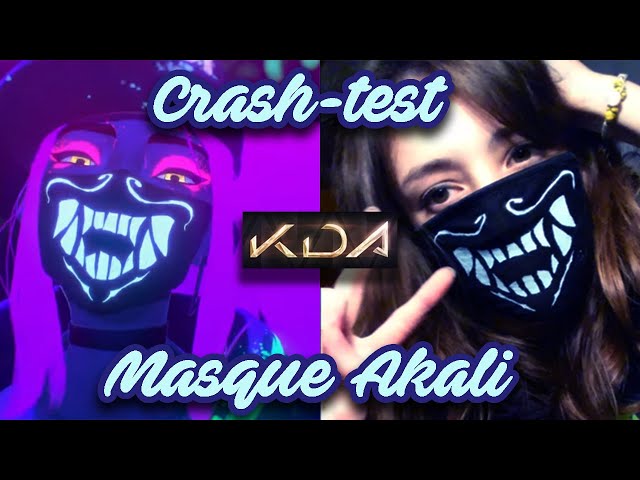 AKALI K/DA MASK - CRASH-TEST - YouTube