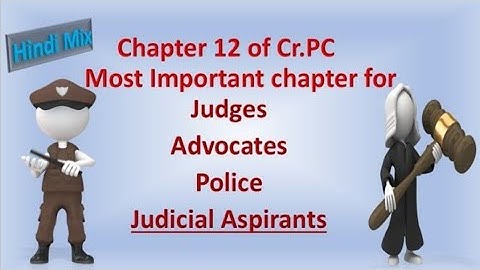 CHAPTER 12  CRPC (अध्याय 12 सीआरपीसी) #crpc  #section154