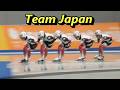 Japanese Women Team Pursuit Practice Scene.2024/25 ISU World Cup SpeedSkating.2024/11/24　M Wave.