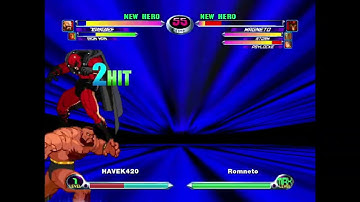MvC2: Havek420 - Zangief GB Escape 2x Lariat Framekill DHC Proton Cannon .:6.8.22:.