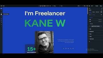 Kanew One Page Portfolio Divi 5 Layout Global Colour Change