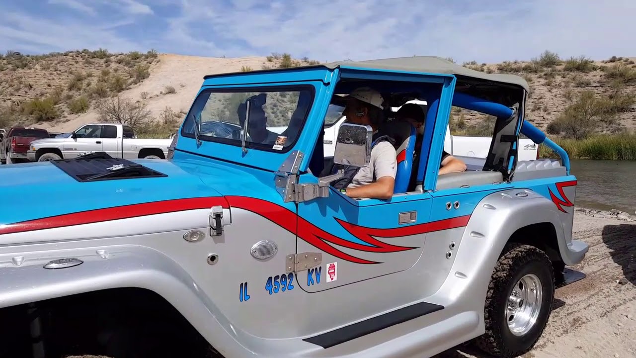 Carver 13 Adventures-Bill and I drag race boats in his Jeep amphibious vehicle 2017 Panther