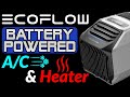 Ecoflow wave 2  portable battery powered ac and heating  amazing