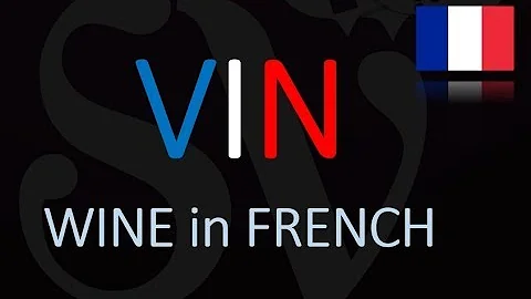 How to Say WINE in French? How to Pronounce VIN? French Translation & Pronunciation