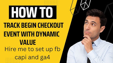 How to track begin checkout event with dynamic value | facebook conversion api | freelance rahul