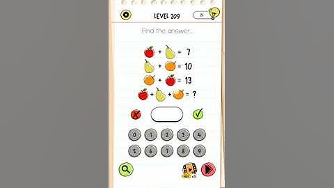 Brain test All-Star level 209 walkthrough solution