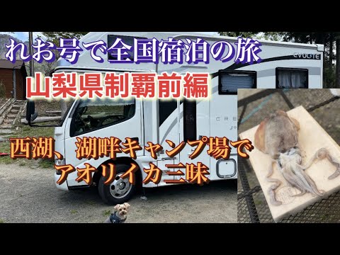 【キャンピングカー】クレソンジャニーれお号で行く湖畔キャンプ