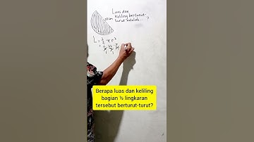 Ayo belajar matematika! #shorts  #luas #keliling #lingkaran #sd #smp