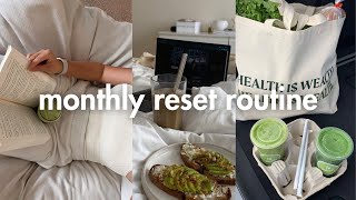 MONTHLY RESET ROUTINE: summer reset, grocery shopping, clean with me, hair oiling