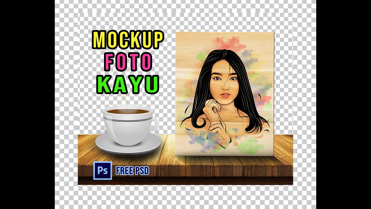 MOCKUP FOTOWOOD UNTUK DISPLAY  FOTO  KAYU  YouTube