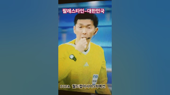 2026FIFA아시아월드컵3차예선전 팔레스타인-대한민국