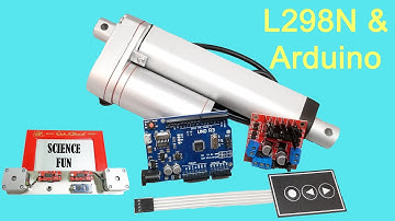Linear Actuator Arduino Control using L298N Motor Control Board