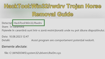 HackTool:Win32/rwdrv virus – How to Get Rid of rwdrv virus?