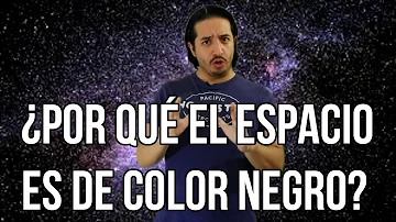 ¿El espacio es claro o negro?