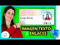 🚀 Cómo crear FIRMA en HOTMAIL/OUTLOOK con IMAGEN, TEXTO y ENLACES