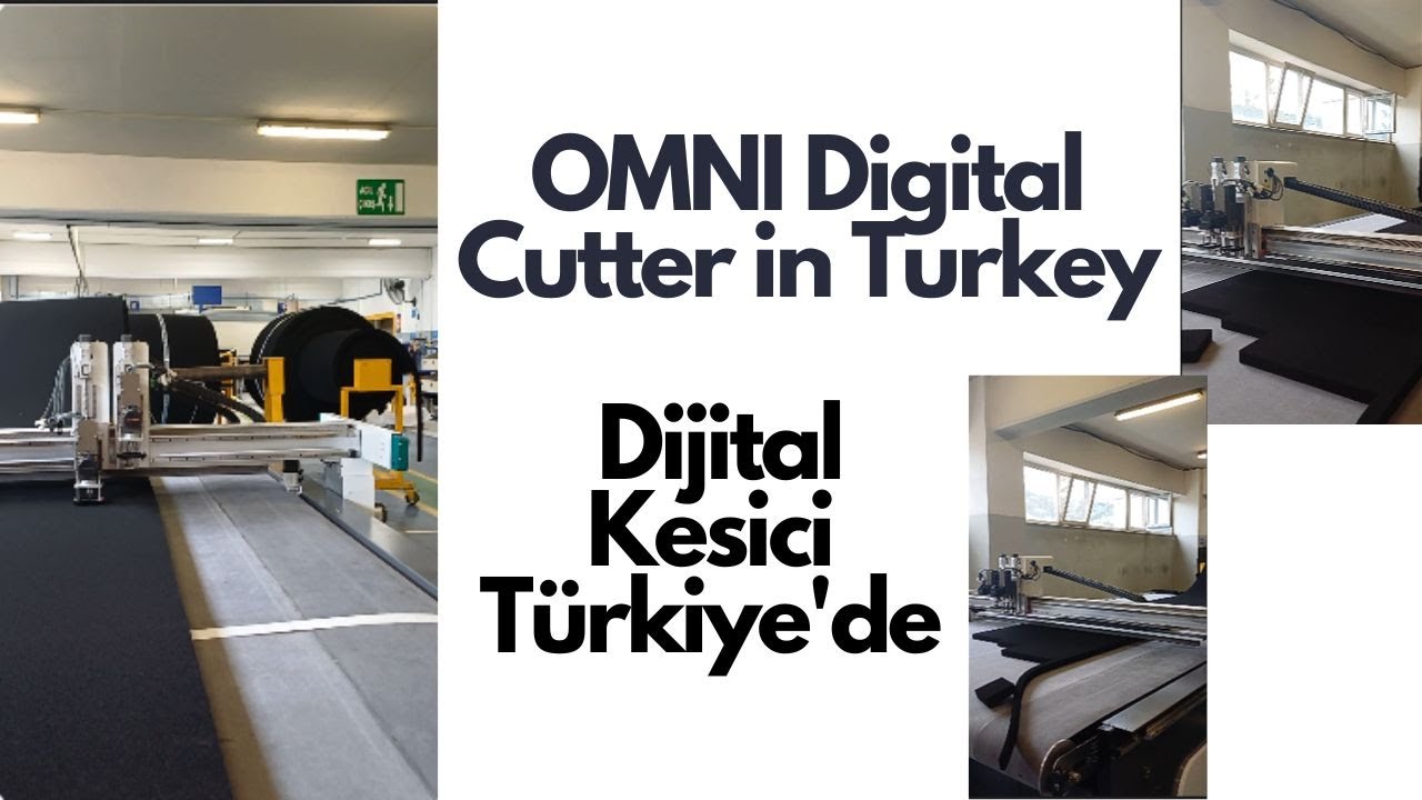EVA Foam Digital Die Cutting Machine in Turkey | EVA Köpük Dijital Kalıp Kesim Makinası