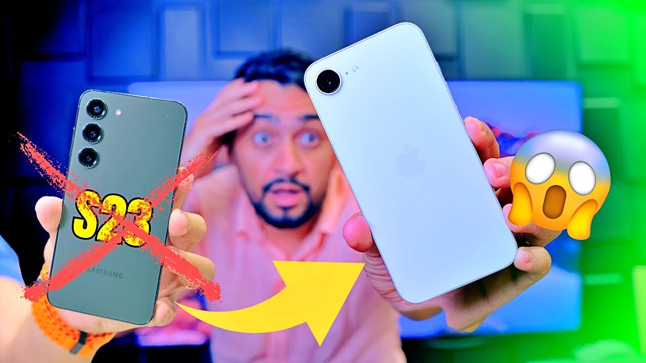 COMPREI O iPHONE 16e 😱 ACABOU PARA SAMSUNG S23 E S24?