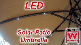 LED Solar Umbrella