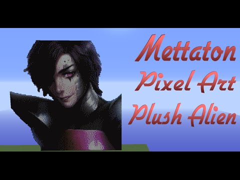 Guy Makes An Excellent Pixel Art Of Mettaton Ex In Minecraft - mettaton ex roblox