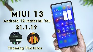 Android 12 Material You on MIUI 13 Beta 22.1.19 | Best Performance & Features on MIUI 13 | HINDI