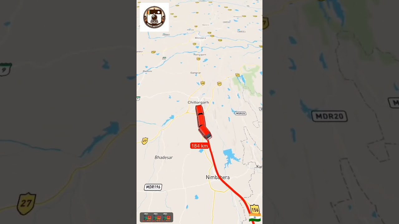 Ratlam to ajmer Train Route Information 🚂
