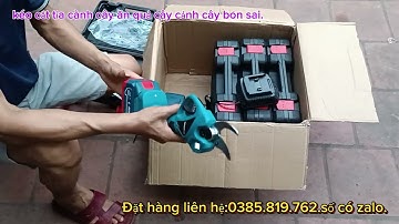 Kéo cắt tỉa cành cây ăn quả cây sân vườn kéo điện chạy pin dụng cụ cắt tỉa cành làm vườn giá rẻ.