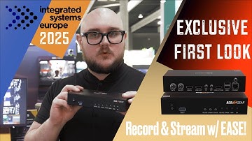 ISE 2025 Exclusive First Look - BG-STREAM-DE 1080p60 SDI/HDMI Encoder & Decoder