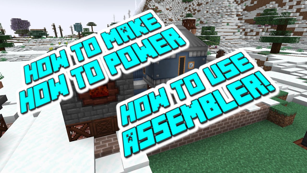How to Make Power and Use Assembler Immersive Engineering EP 11 ...