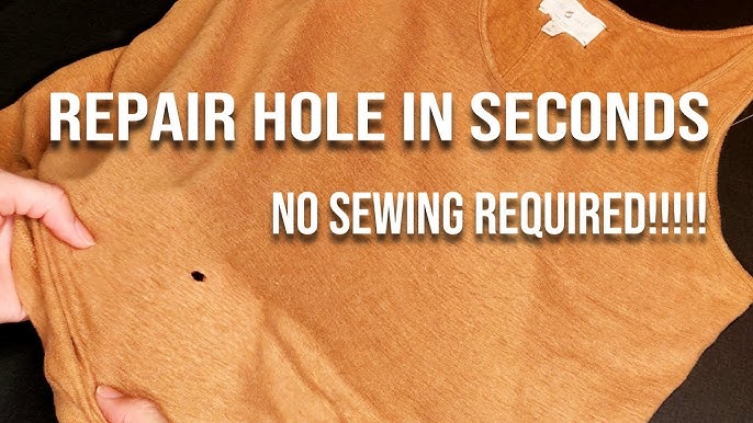 No sew hack for cropping sweaters - no unraveling no sew / no iron