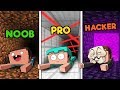 Minecraft - SECRET PRISON ESCAPE! (NOOB vs. PRO vs. HACKER)