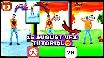Happy Independence Day VFX Editing Tutorial 🇮🇳 |Viral Reels 15 August Sky Change Kinemaster Tutorial