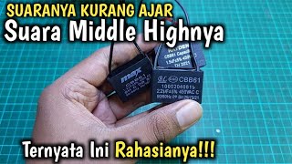 INI RAHASIANYA!!Modif  Suara MIDDLE HIGH Istimewa Banget Cukup Tambahkan 1 Komponen, speaker middle