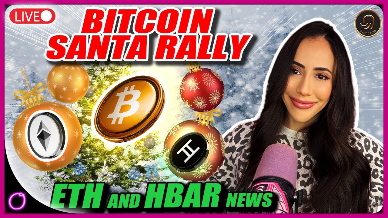 BITCOIN SANTA RALLY STARTS NOW?! ETH and HBAR news