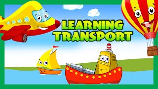 Transport Lessons - Air & Water Transport | Modes Of Transportation - Learning Videos For Children