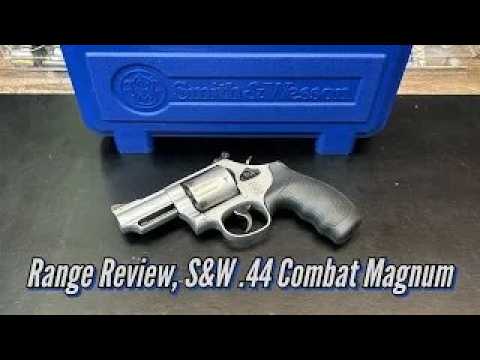 S&W .44mag Combat Magnum Revolver, Range Test & Review. Model 69