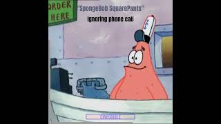 The Art of Ignoring: Patrick Star's Phone Call Fails - SpongeBob SquarePants #shorts