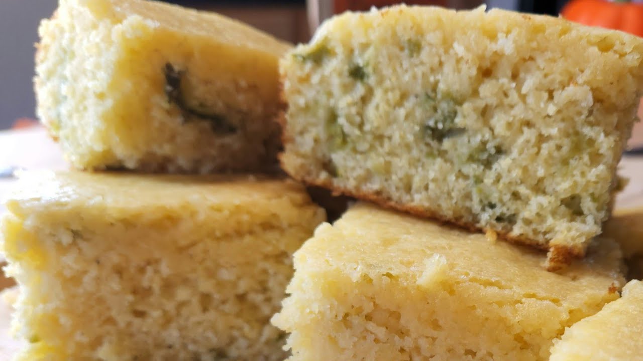 Hatch Green Chile Cornbread(the best) YouTube