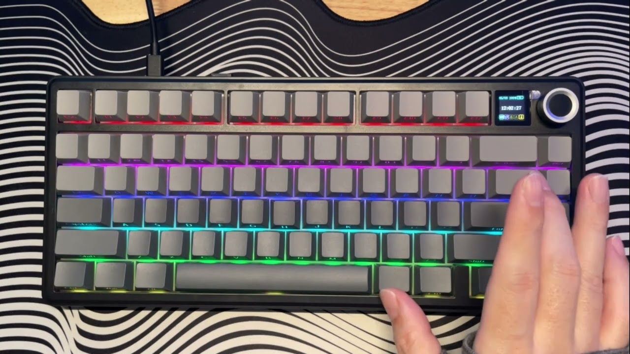 EPOMAKER X AULA F75 Max メカニカルキーボード - YouTube