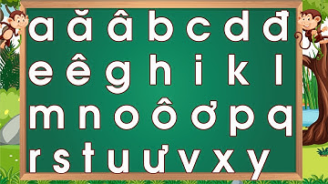 Bảng chữ cái tiếng việt - Dạy bé 29 chữ cái tiếng việt