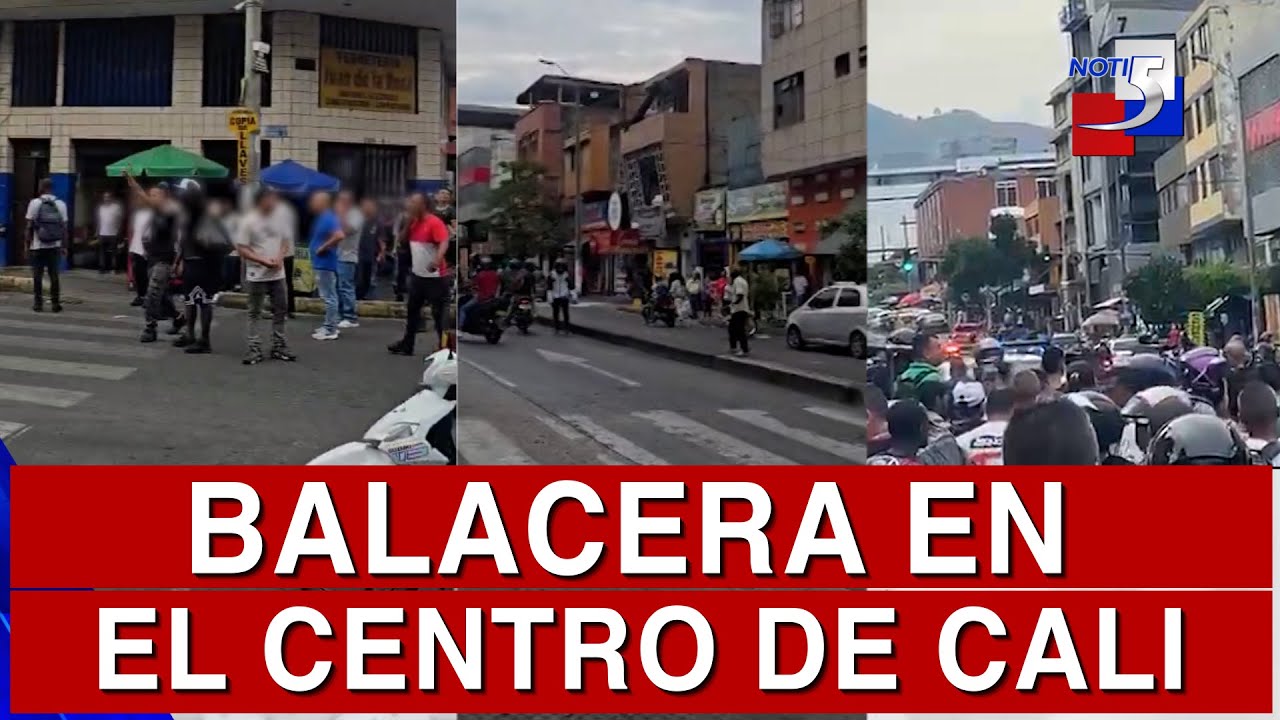 🔴 #ultimahora // Balacera en el centro de Cali - Noticiero Noti5 - 11 de Septiembre de 2025