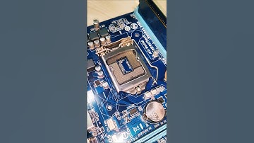 Gigabyte H61 Motherboard Processor Install #gigabyte #intel #processor